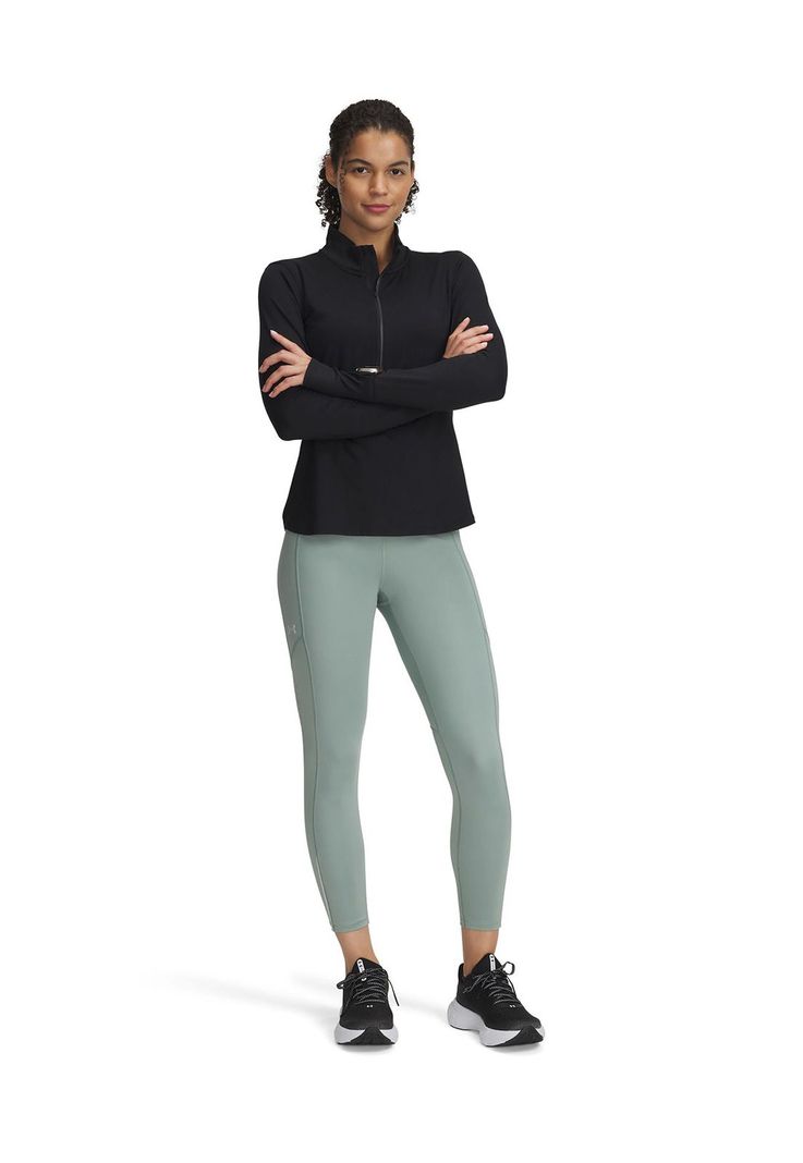 Calzas UA Launch Para Mujer Verde-3