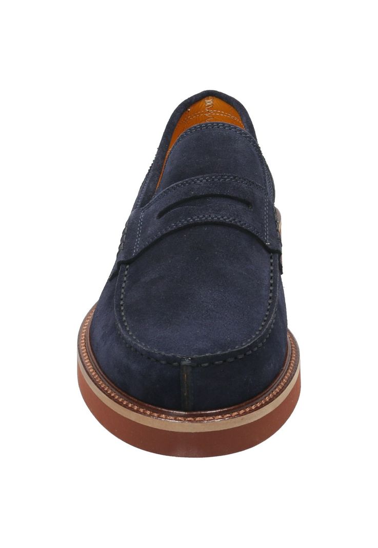 Zapato Cuero Hombre Tiber Azul Marino-3