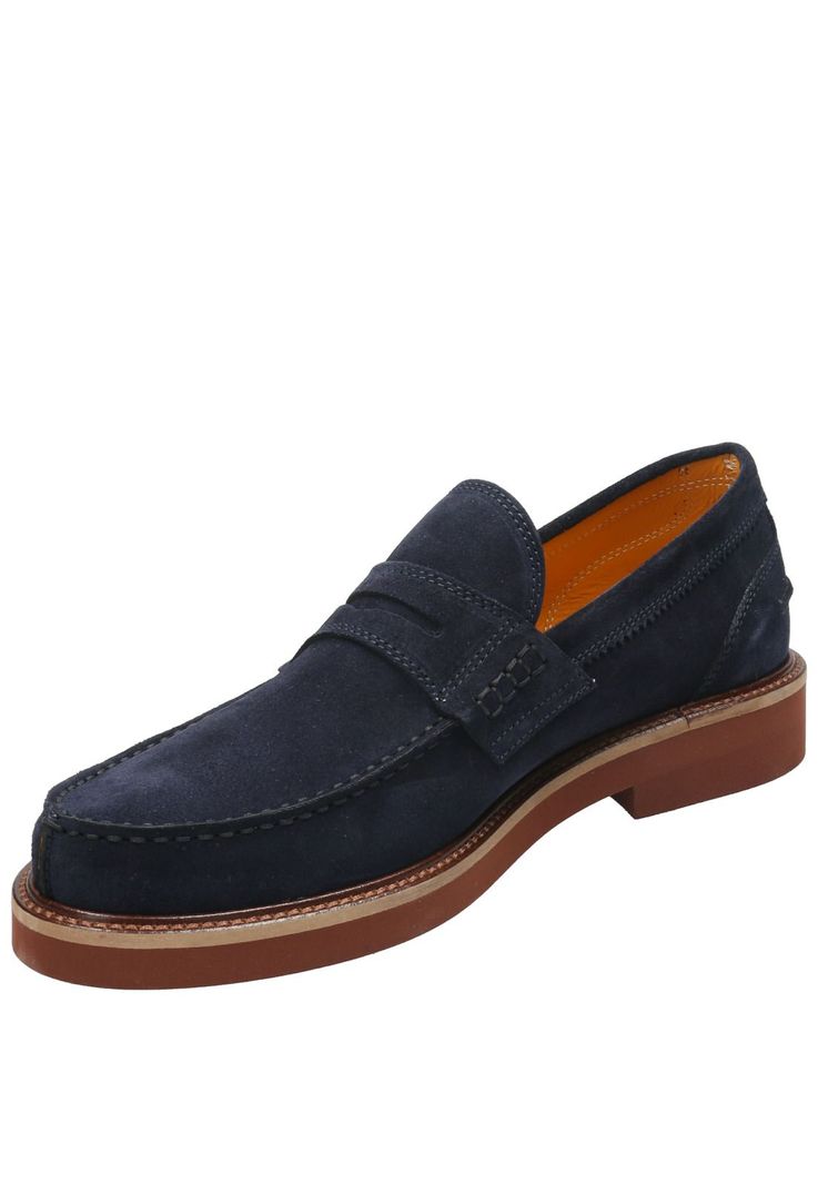 Zapato Cuero Hombre Tiber Azul Marino-4