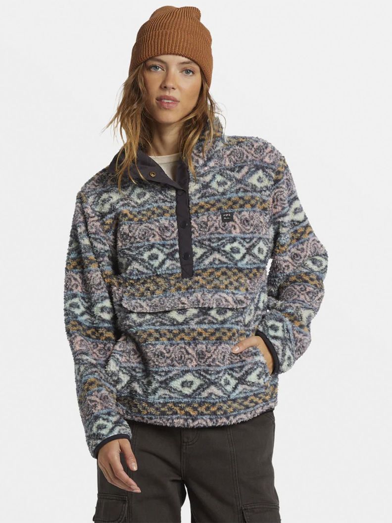Polerón Mujer Switchback Pullover II Gris