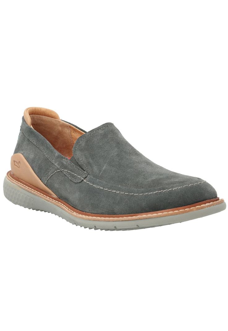 Mocasín Cuero Hombre Marke Gris -1