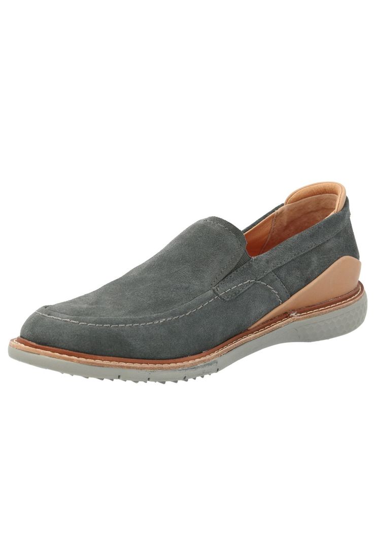 Mocasín Cuero Hombre Marke Gris -3