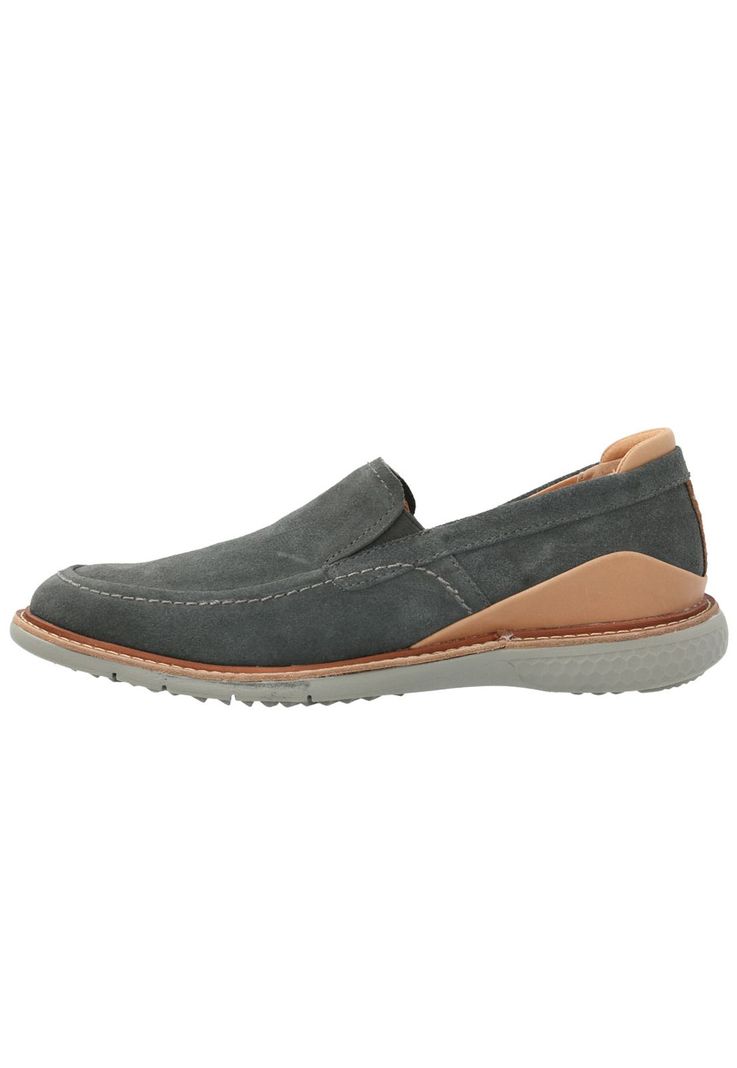 Mocasín Cuero Hombre Marke Gris -4