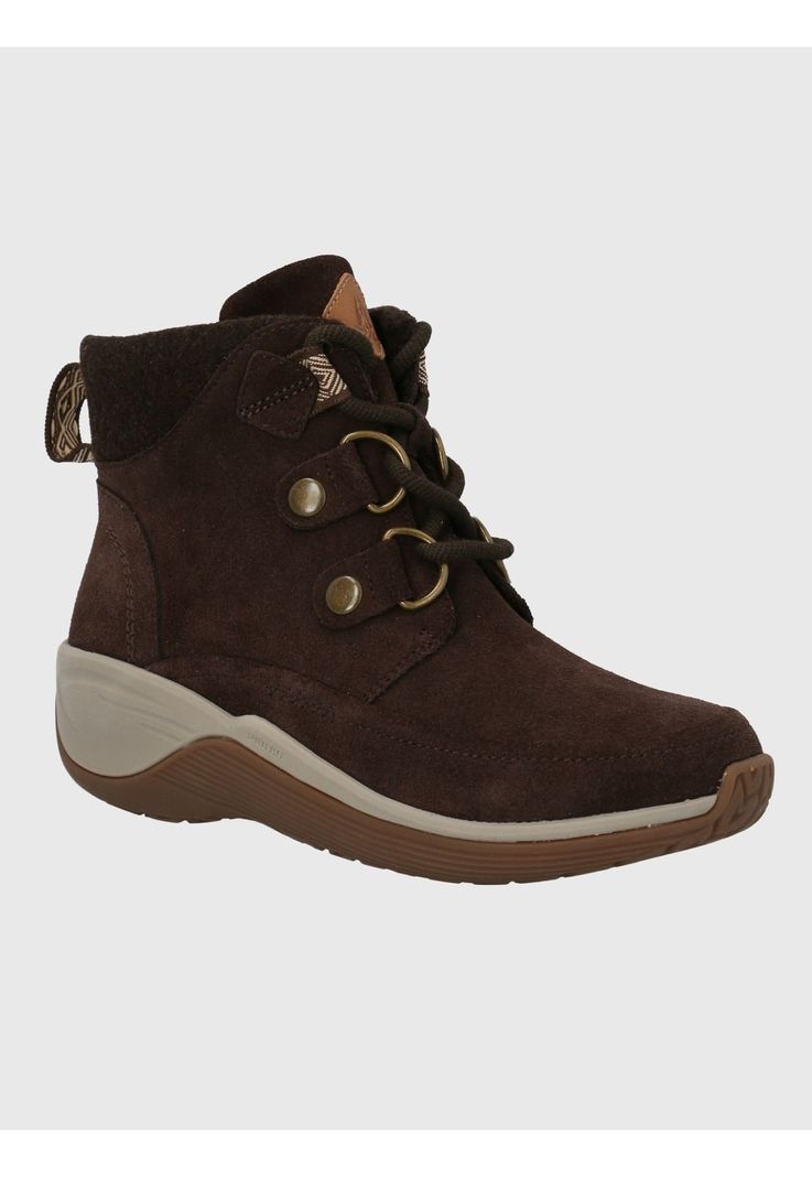 Botin Mujer Spinal Rug Lace Café Oscuro-0
