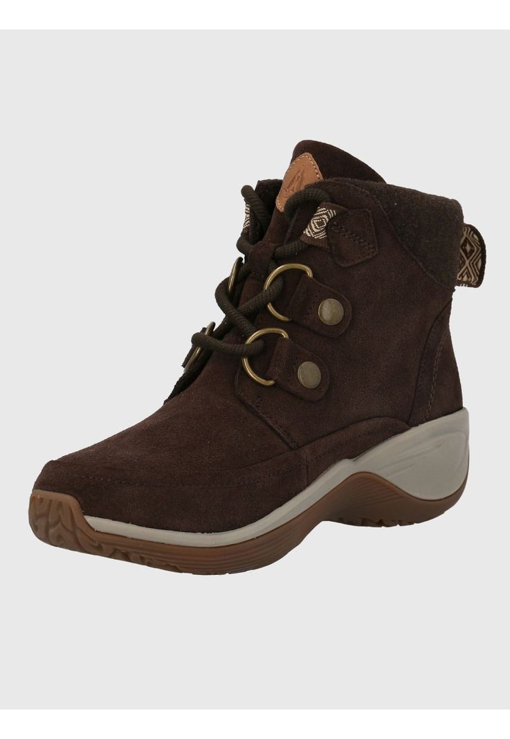 Botin Mujer Spinal Rug Lace Café Oscuro-4
