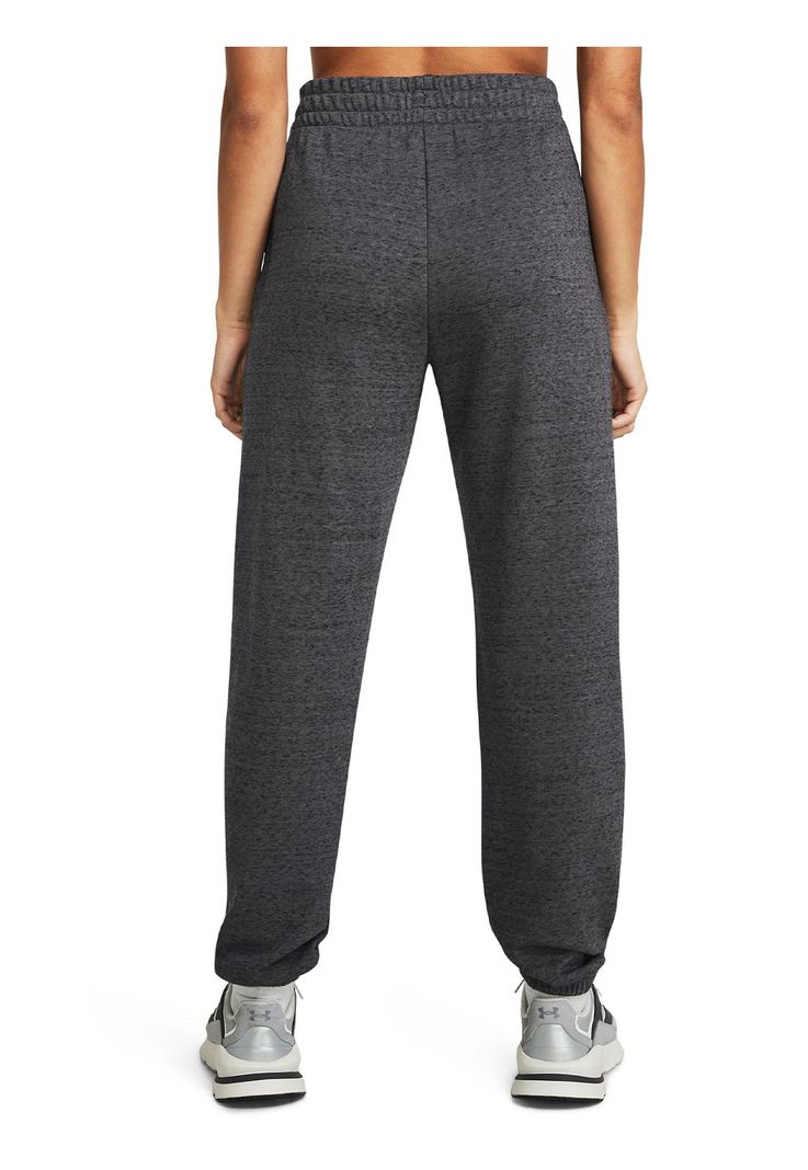 Pantalón Buzo Joggers UA Rival Mujer Gris-4