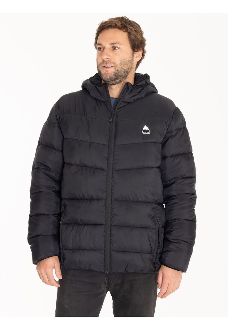 Parka Impermeable Hombre Negro-0