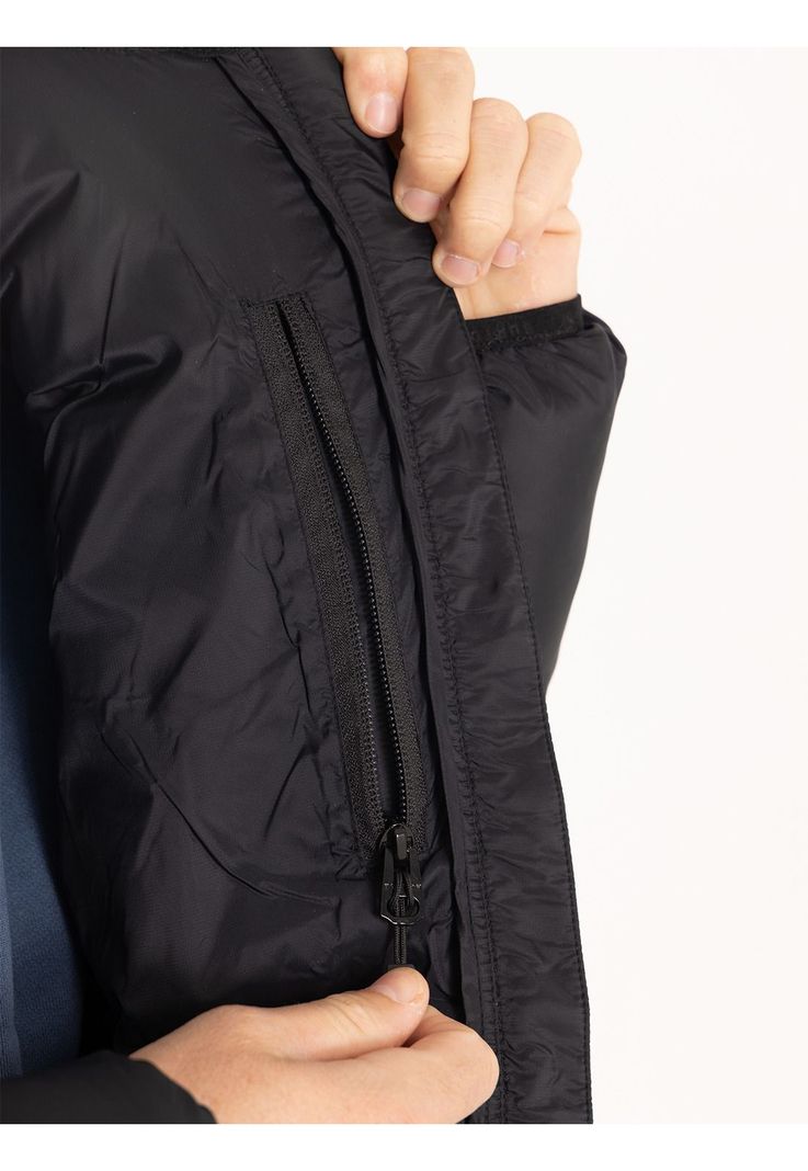 Parka Impermeable Hombre Negro-5