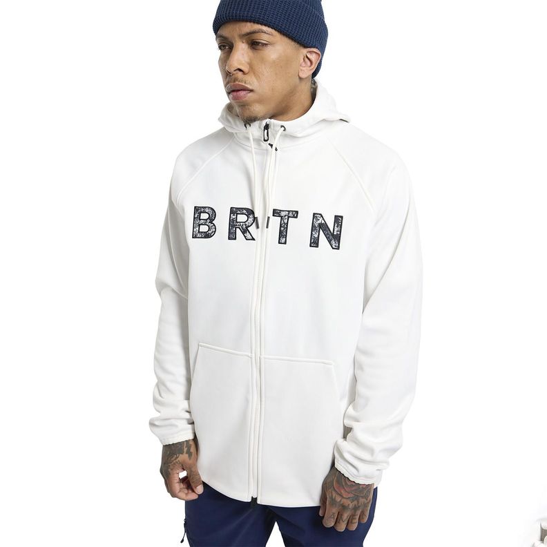 Polerón Hombre Impermeable Crown Blanco