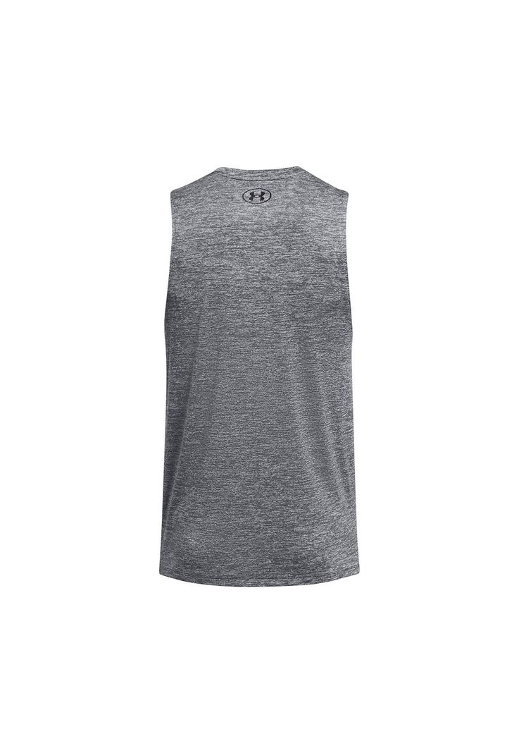 Polera sin mangas UA Tech Gris para hombre-1