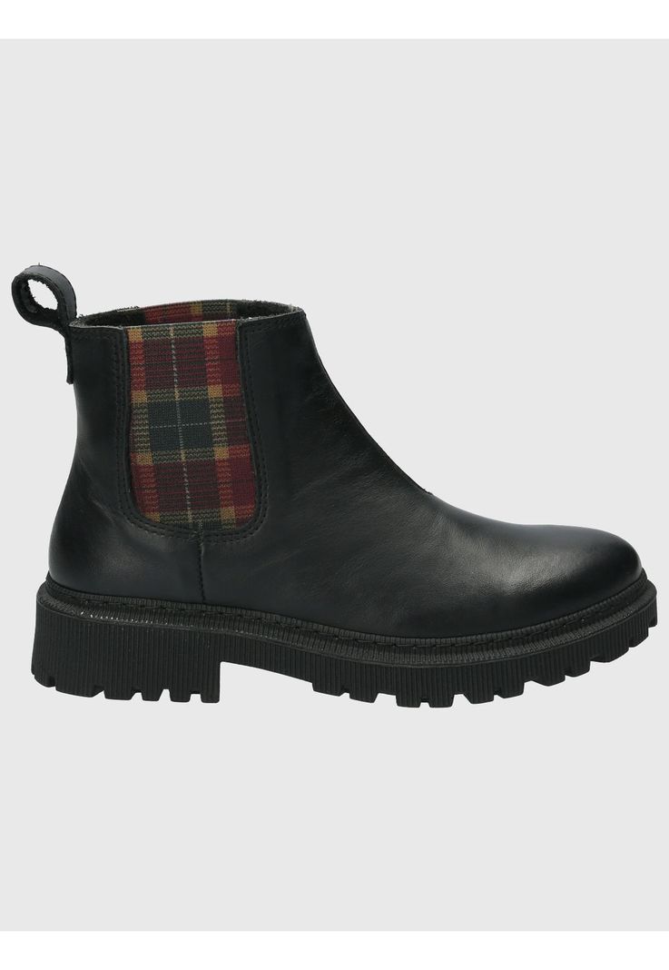 Botin Cuero Mujer Lacock Negro-1