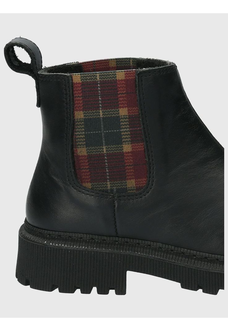 Botin Cuero Mujer Lacock Negro-7