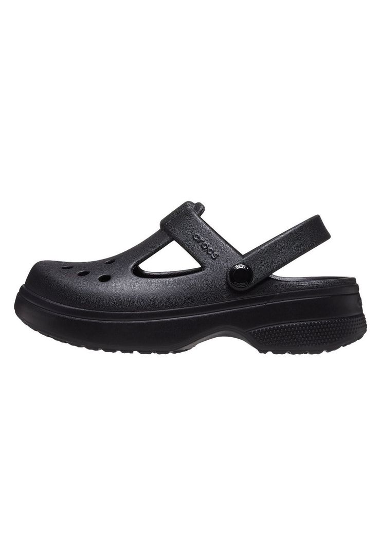 Zueco Crocs Niño Mary Jane Clog K Negro-1