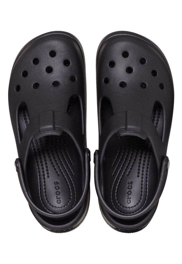 Zueco Crocs Niño Mary Jane Clog K Negro-4