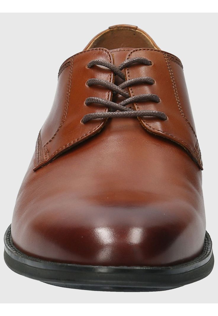 Zapato Cuero Hombre Rollo Café-3