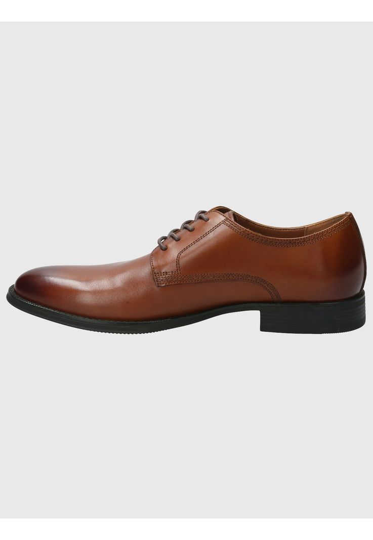 Zapato Cuero Hombre Rollo Café-5
