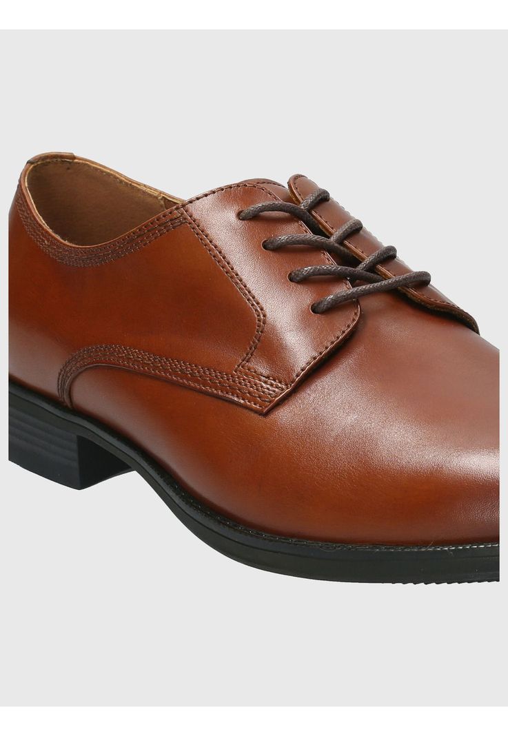 Zapato Cuero Hombre Rollo Café-7