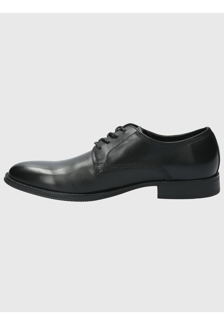 Zapato Cuero Hombre Rollo Negro-5