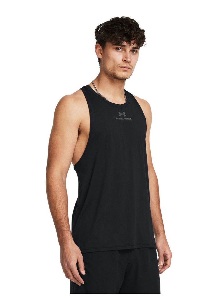 Polera sin manga Vanish hombre Negro-3