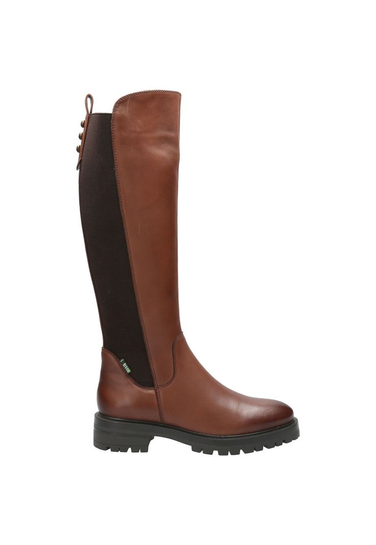 Bota Cuero Mujer Edwina Café-0