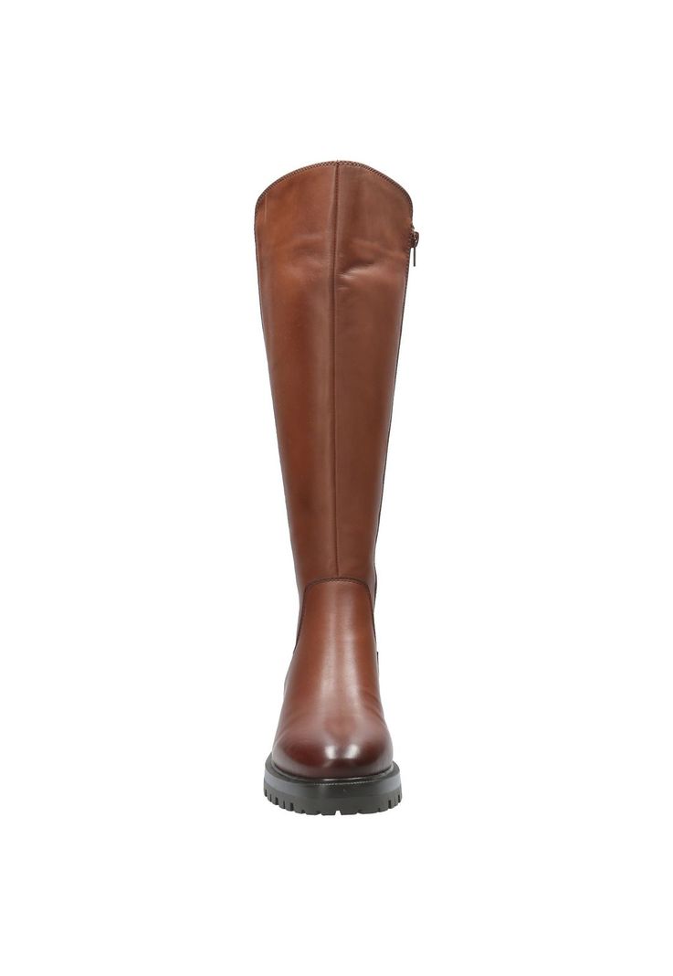 Bota Cuero Mujer Edwina Café-3