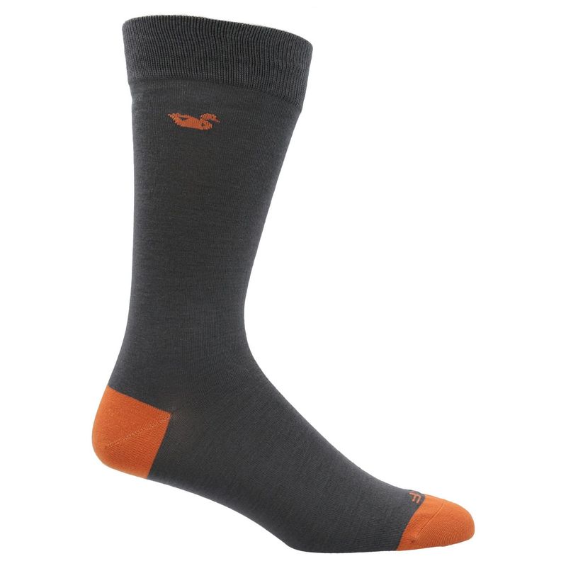 Calcetín Bambú Hombre Plain Gris