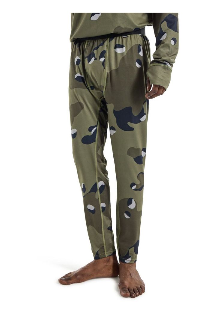 Calza Primera Capa Hombre Midweight Verde-3