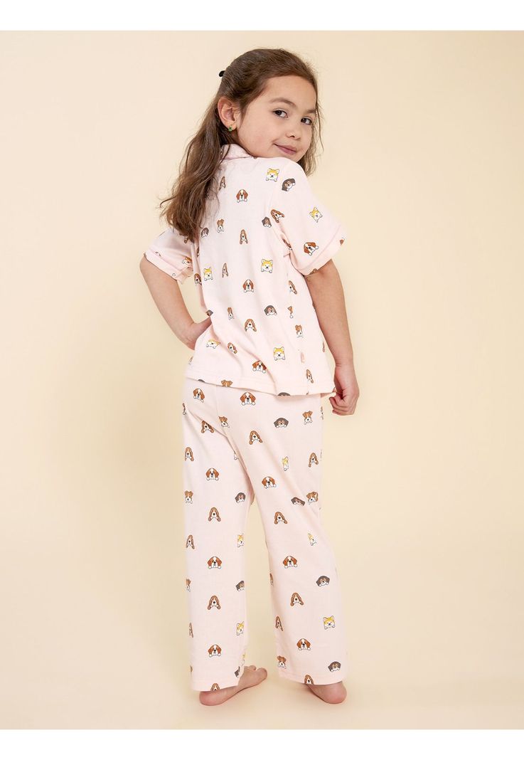 Pijama Niña Rosado Dreams-4