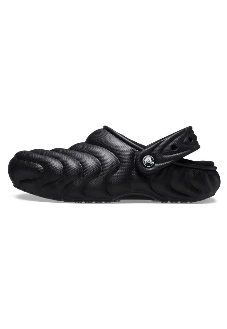 Zueco Crocs Hombre Lined Overpuff Negro-1