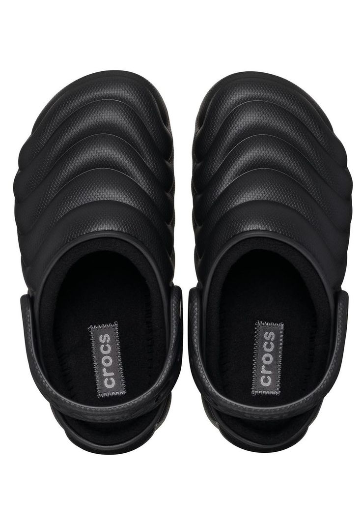 Zueco Crocs Hombre Lined Overpuff Negro-4
