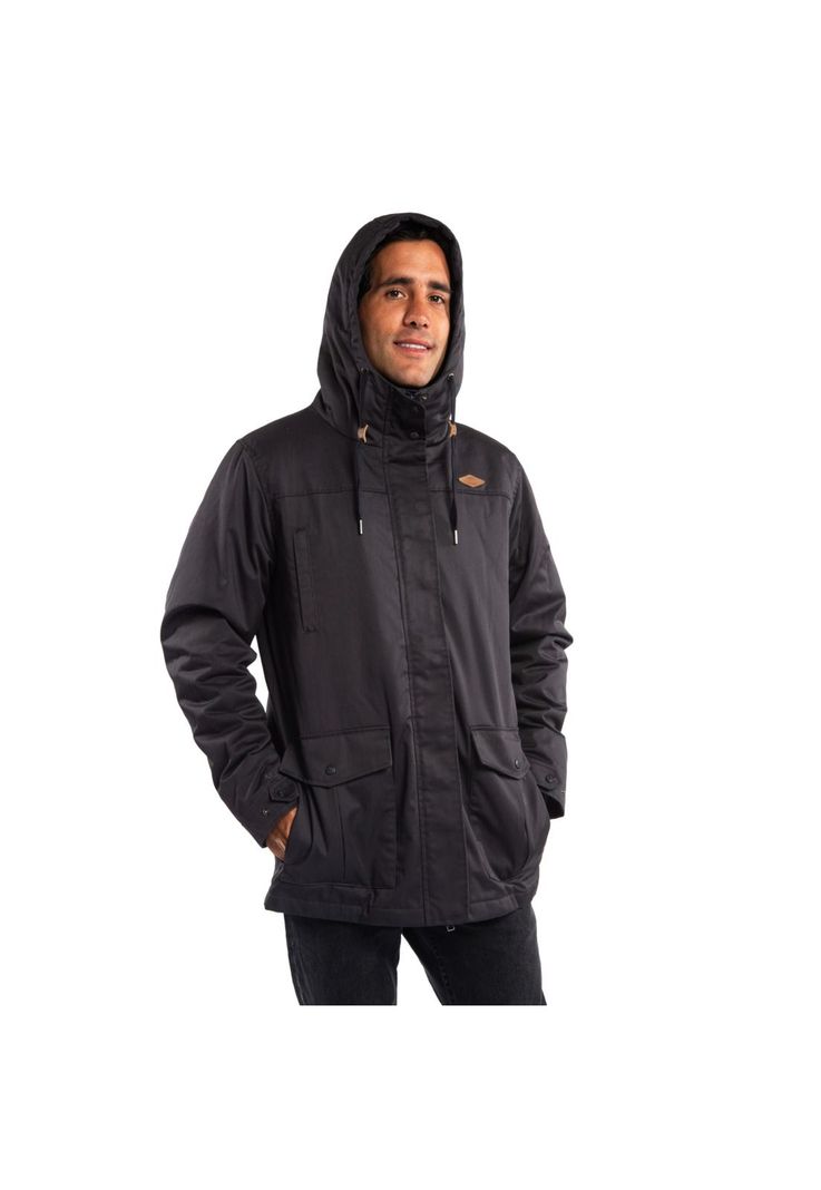Chaqueta Hombre Pockets Negro