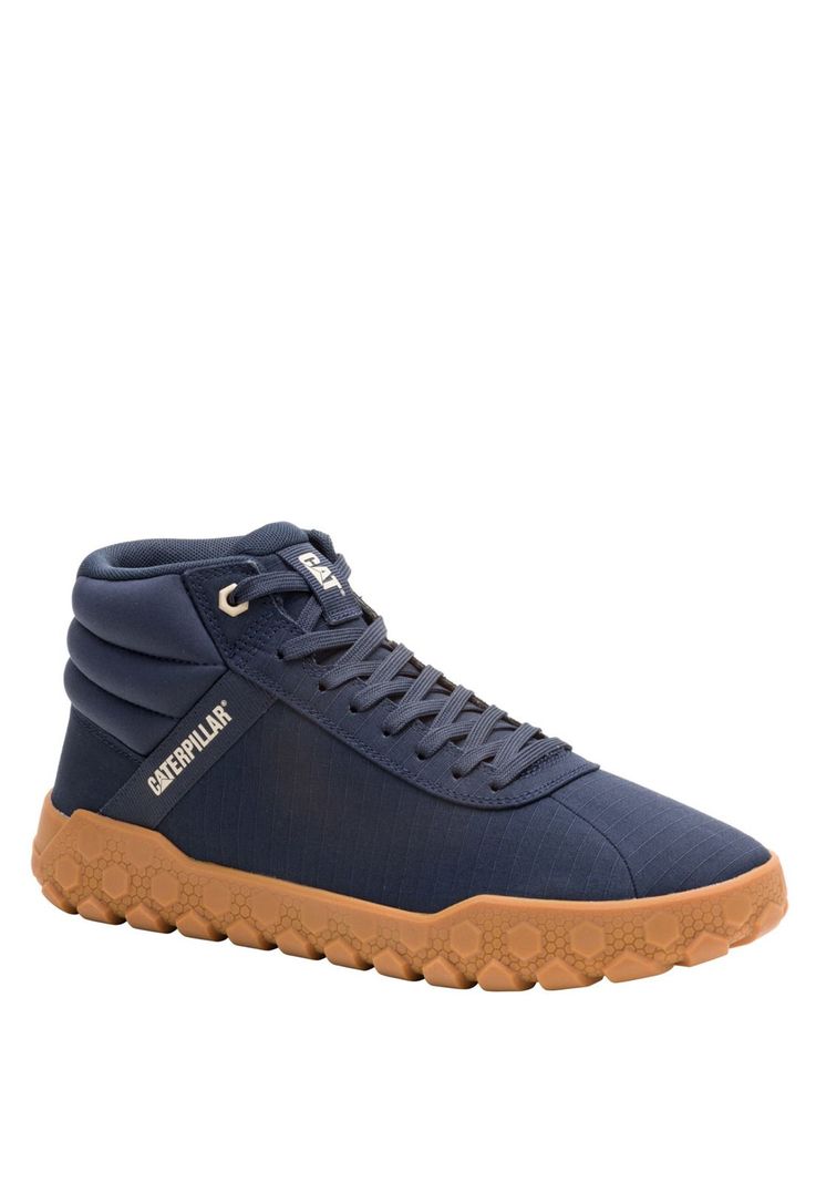 Zapatilla Con Caña Hombre Hex Plus Mid Canvas Azul-0
