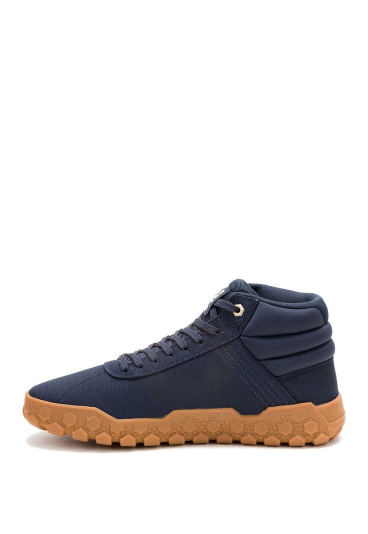 Zapatilla Con Caña Hombre Hex Plus Mid Canvas Azul-3