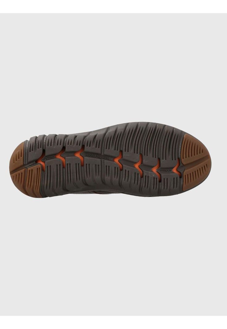 Zapatilla Cuero Hombre Smart Laceup Café-7