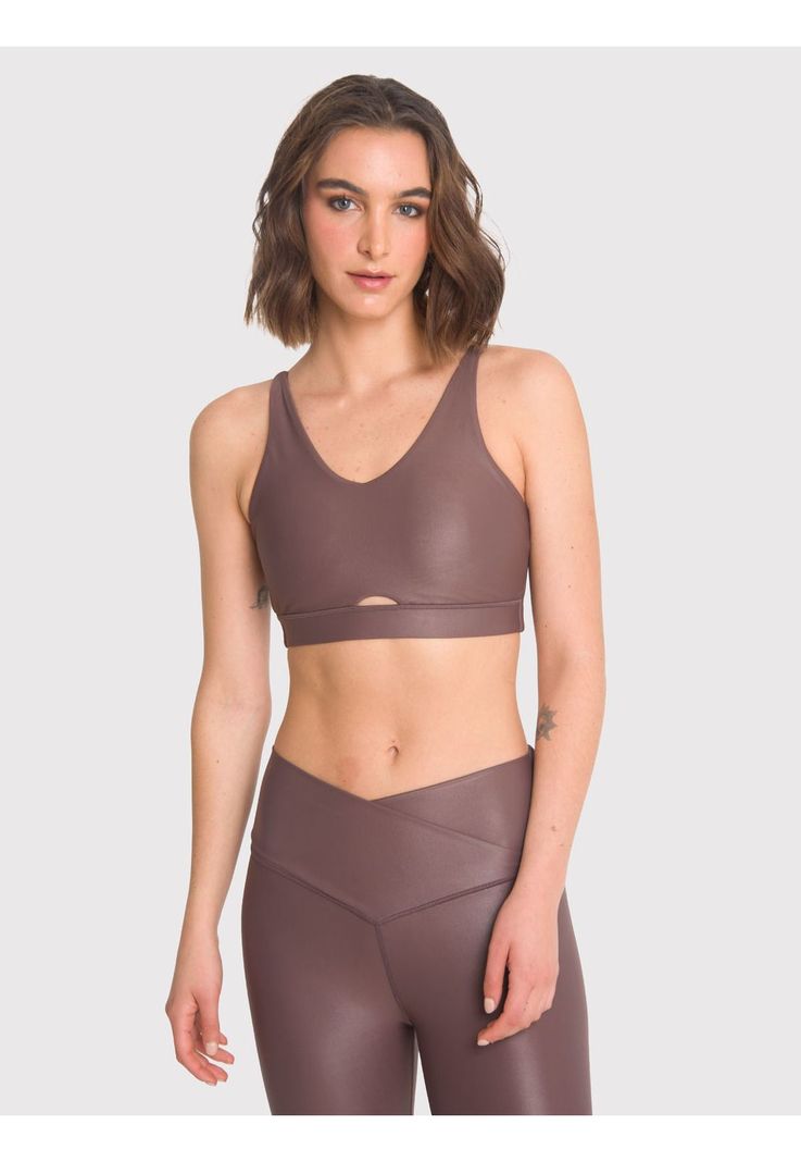 Peto deportivo Mujer Valeria Café-0