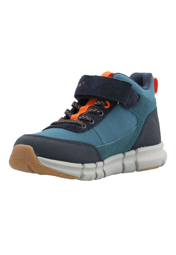 Botin Cuero Dudley Niño Azul-4