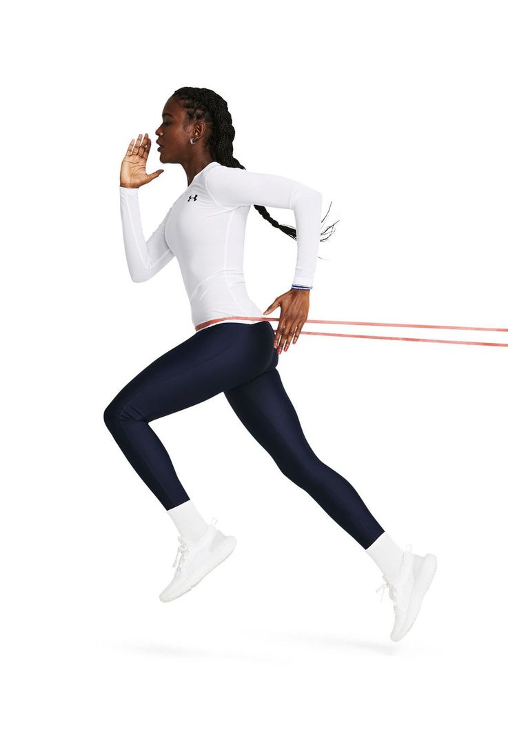 Primera capa HeatGear® OG mujer Blanco-5