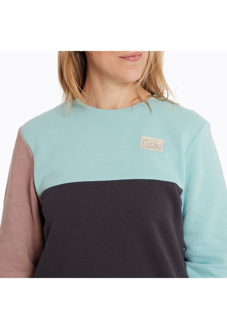 Polerón Mujer Smith Sweatshirt Celeste-3