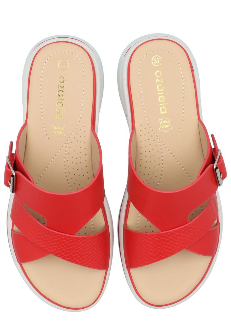 Sandalia Mujer Pasquale Rojo -6