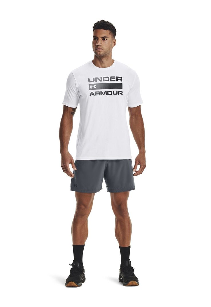 Polera manga crta TeamWrdmrk hombre Blanco-5