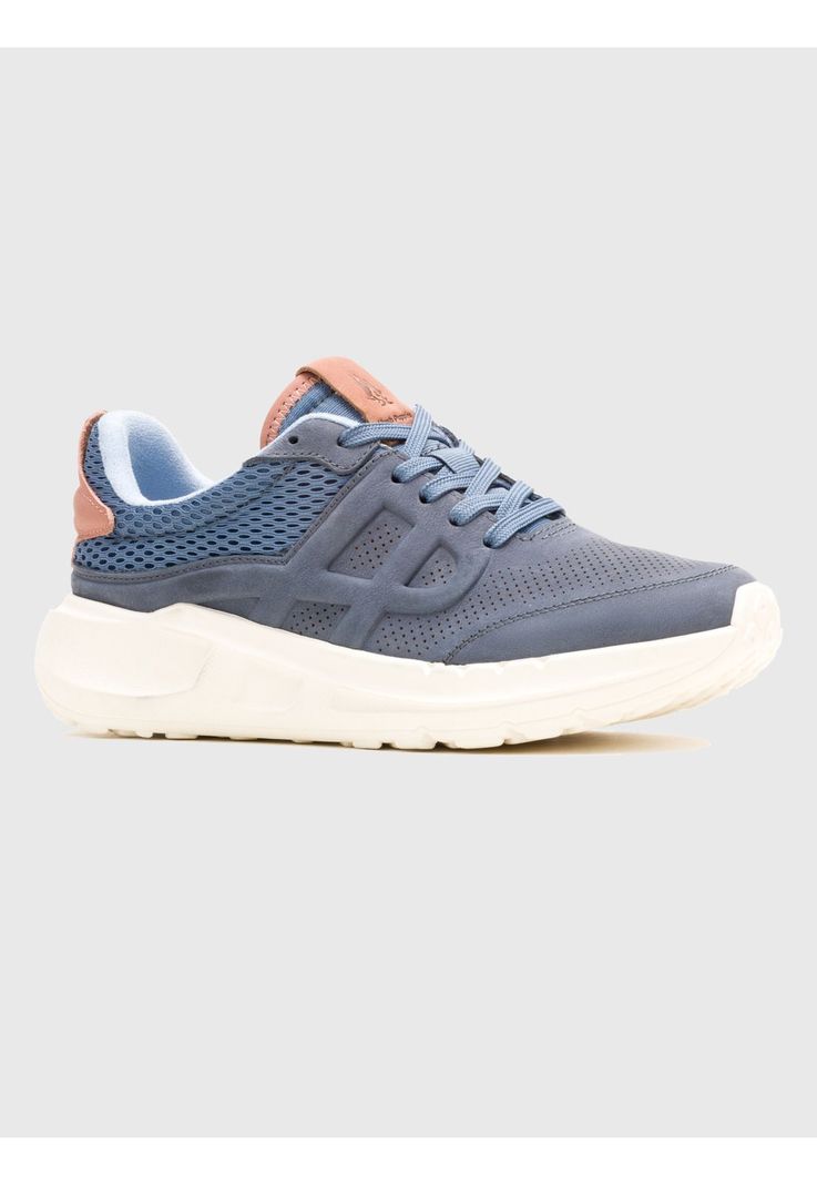 Zapatilla Cuero Mujer Svty8 Runner Azul-0