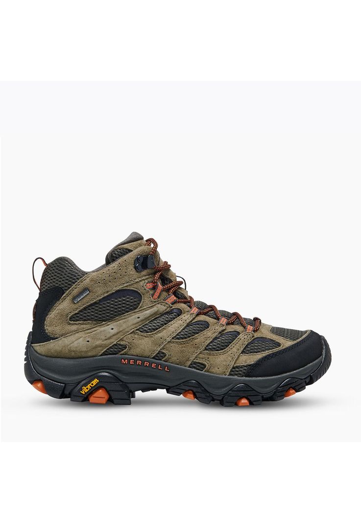 Botín impermeable Hombre Moab 3 Mid GTX Oliva-0