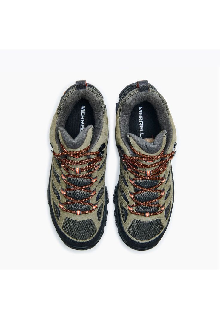 Botín impermeable Hombre Moab 3 Mid GTX Oliva-3