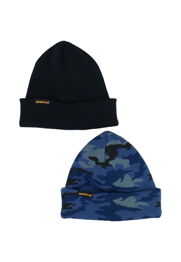 Pack Gorro Hombre Classic Cuffed Knit Azul-0