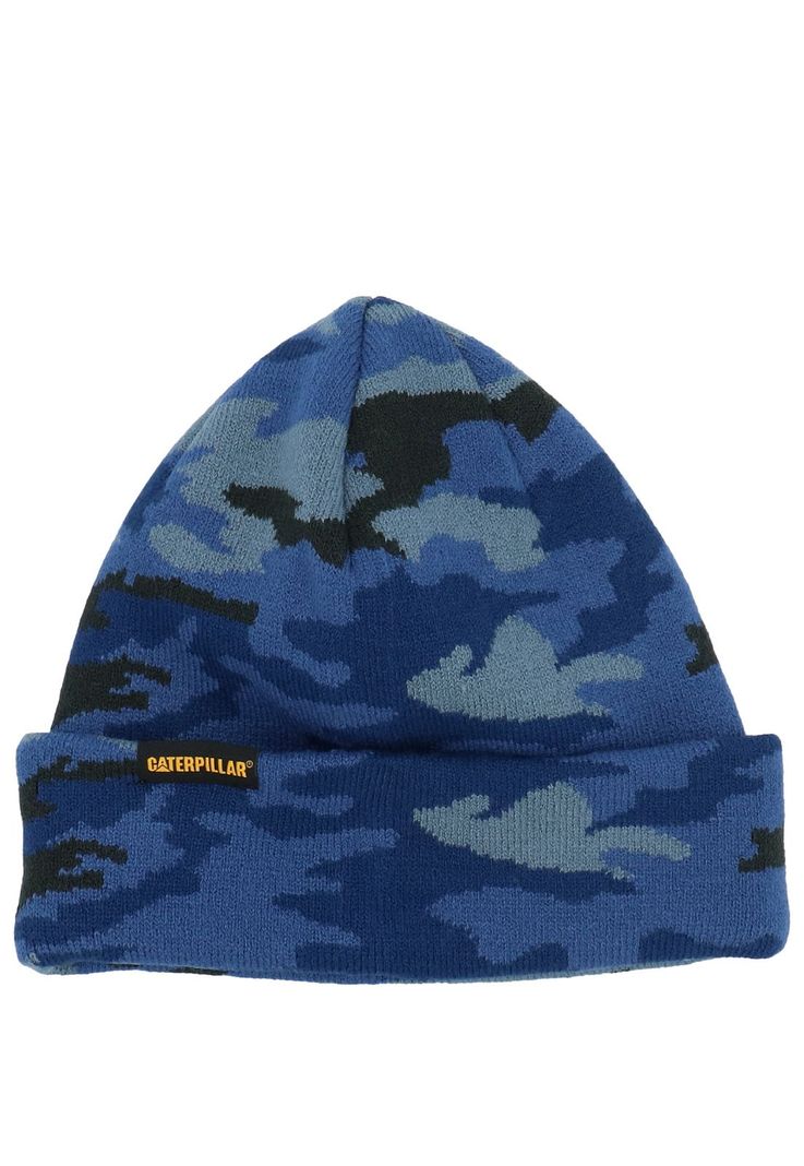 Pack Gorro Hombre Classic Cuffed Knit Azul-2
