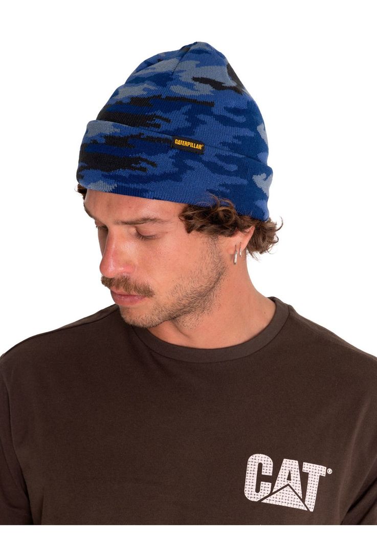 Pack Gorro Hombre Classic Cuffed Knit Azul-4
