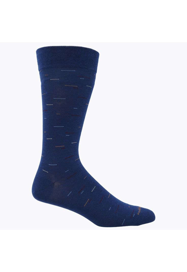 Calcetín Algodón Hombre Cuff Frontier Azul-0