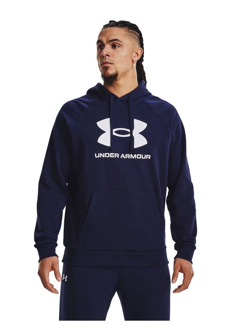 Polerón UA Rival para Hombre Azul Marino-3