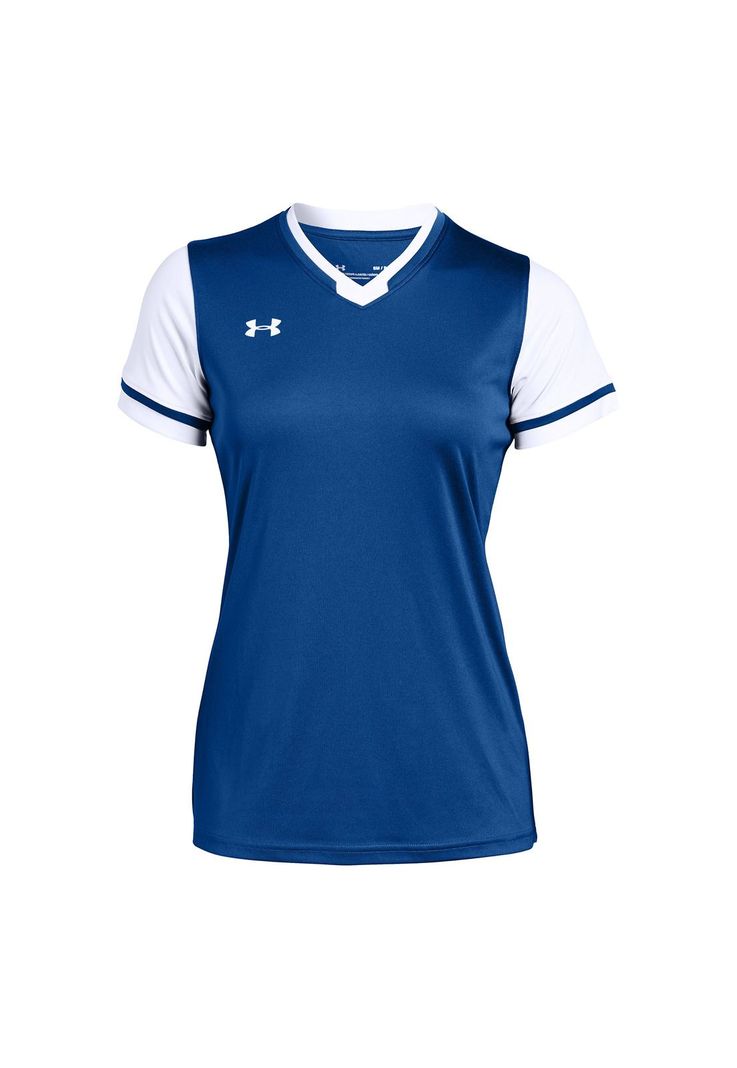 Polera UA "Máquina 2.0" para mujer Azul-0