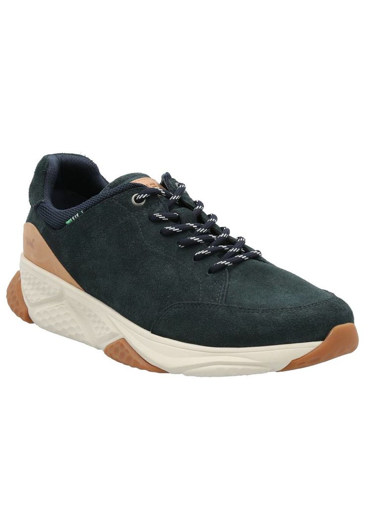 Zapatilla Cuero Hombre Joar Azul-1